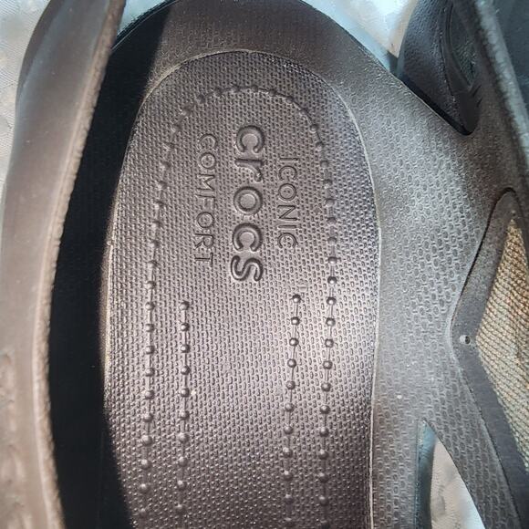 CROCS EUC MENS SZ 10 SWIFTWATER MESH DECK SANDALS - Picture 2 of 8